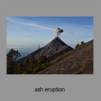 ash eruption